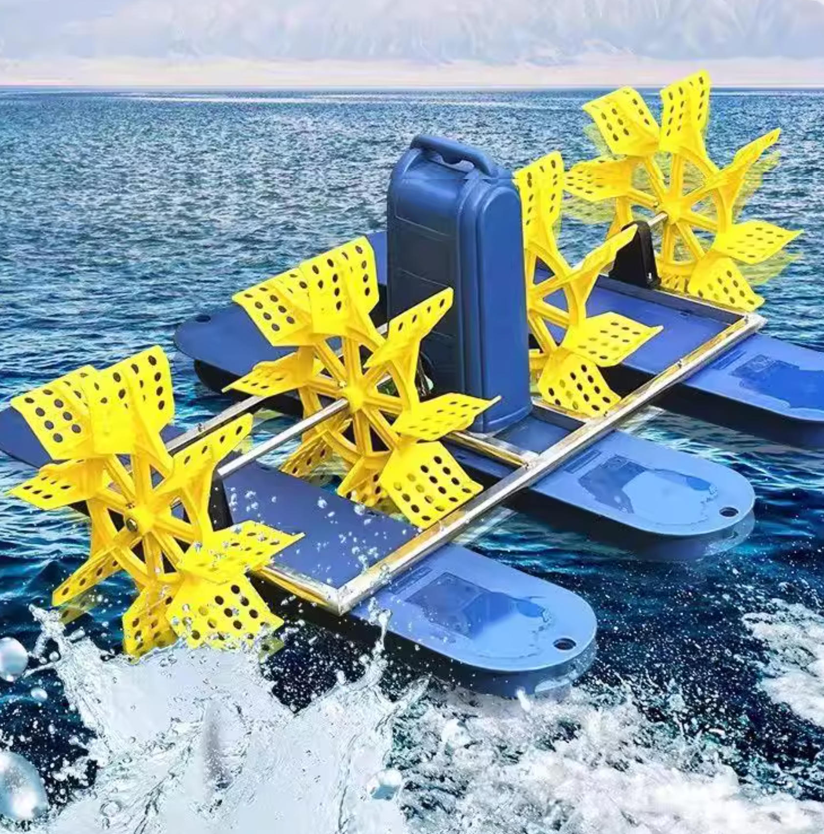 碧水清波，驅(qū)動(dòng)未來：南京藍(lán)寶石太陽能水車曝氣機(jī)