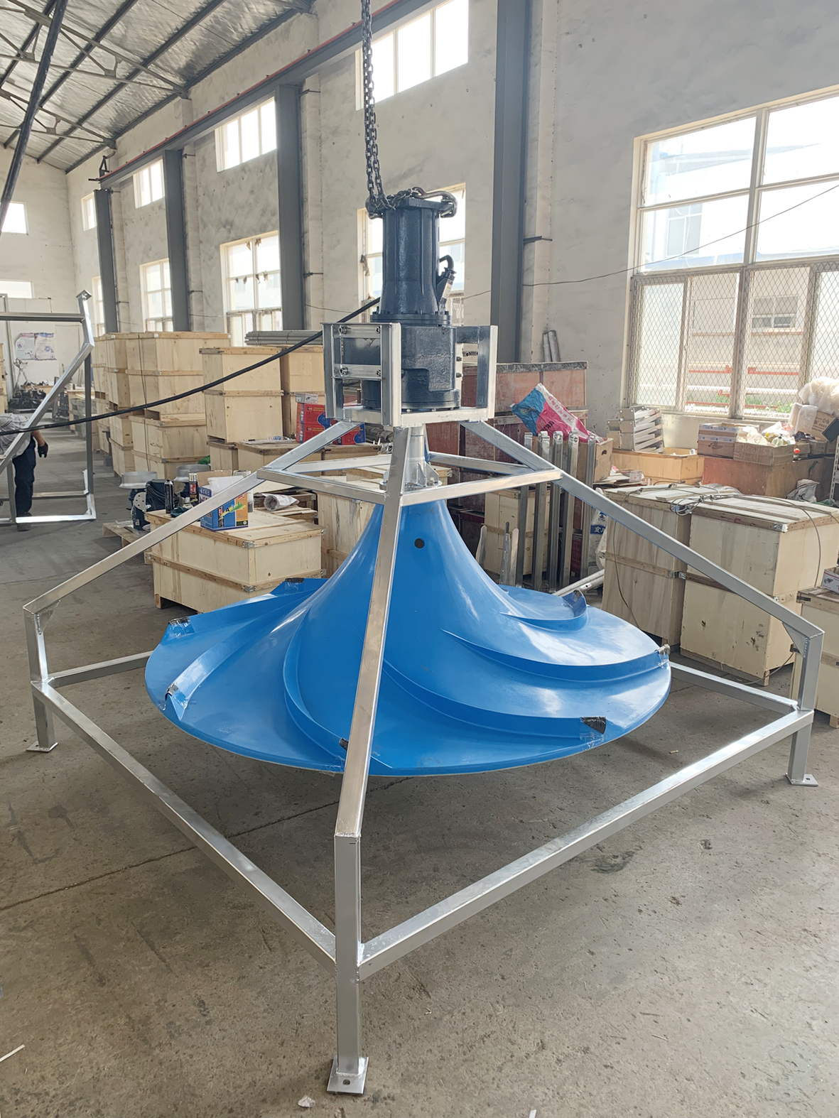 潛水雙曲面攪拌機(jī)與其它攪拌設(shè)備相比，優(yōu)勢(shì)在哪里？ | 南京藍(lán)寶石環(huán)保